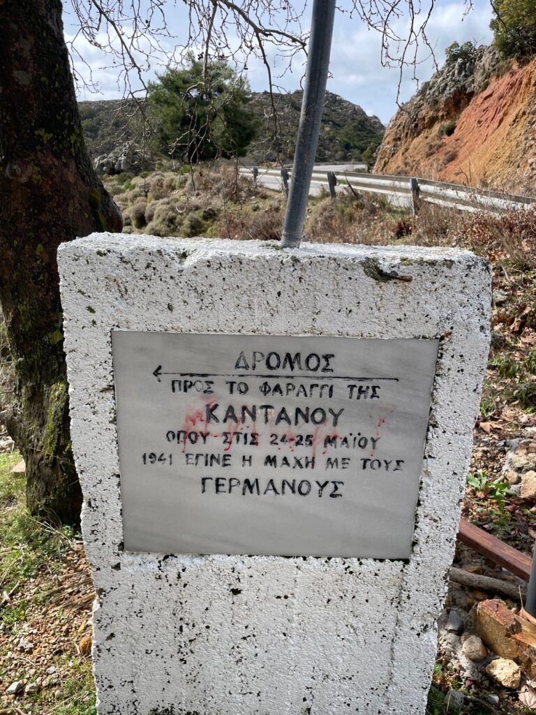 Kandanos Battle of Crete Trail
